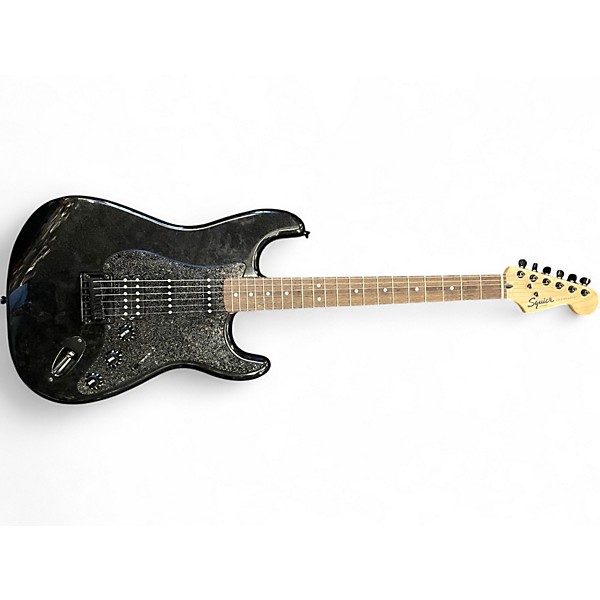 Used Squier FSR Bullet Stratocaster HT HSS Black Metallic Solid Body Electric Guitar