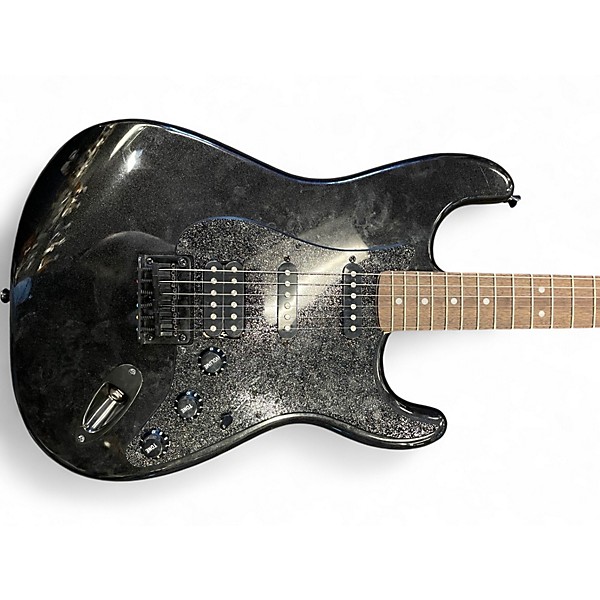 Used Squier FSR Bullet Stratocaster HT HSS Black Metallic Solid Body Electric Guitar