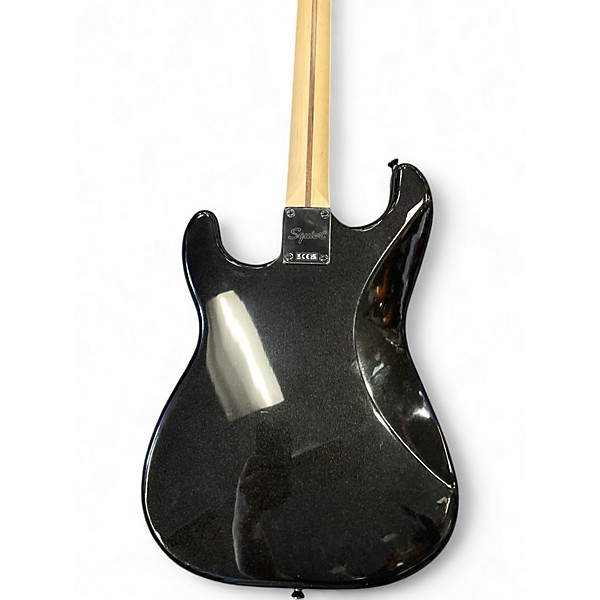 Used Squier FSR Bullet Stratocaster HT HSS Black Metallic Solid Body Electric Guitar