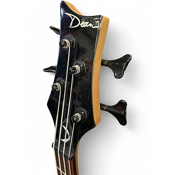 Used Dean Edge 09 4 String Black Electric Bass Guitar