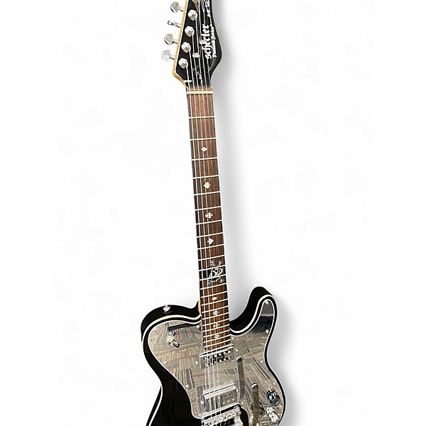 Used Schecter Guitar Research Pete Dee PT Black Solid Body Electric Guitar