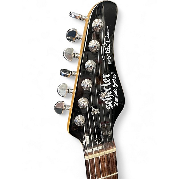 Used Schecter Guitar Research Pete Dee PT Black Solid Body Electric Guitar