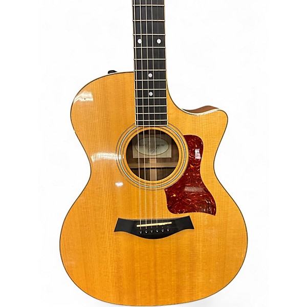 Used Taylor 414CE Natural Acoustic Electric Guitar