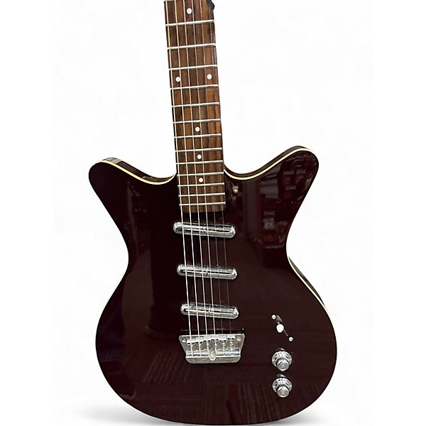 Used Danelectro TRIPLE DEVINE Amber Solid Body Electric Guitar