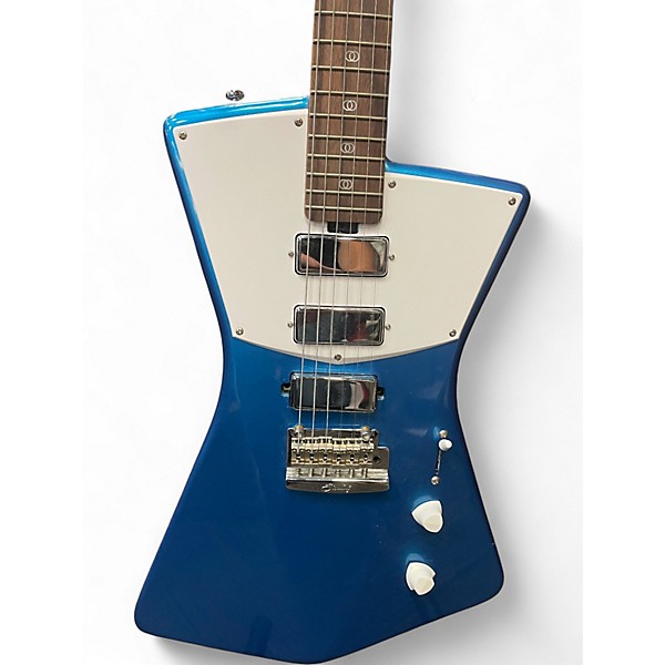 Used Sterling by Music Man SAINT VINCENT ELECTRIC BLUE Solid Body Electric Guitar