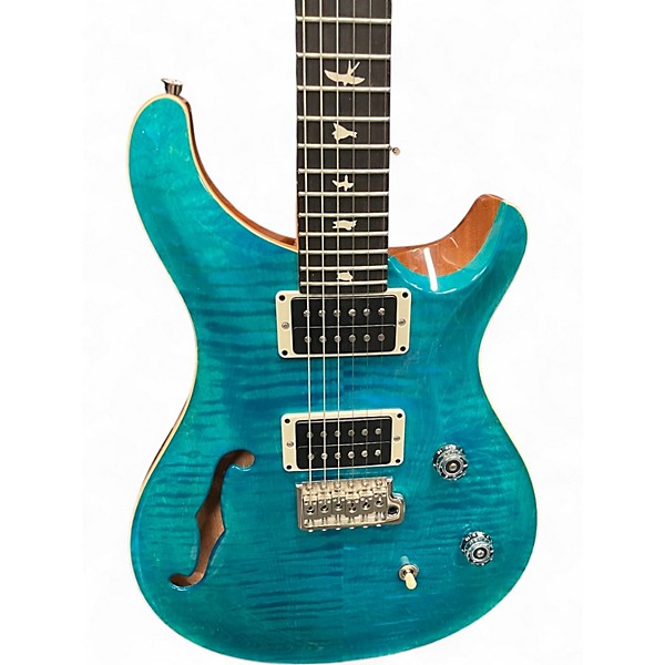 Used 2025 PRS CE24 Semi-Hollow Carroll Blue Hollow Body Electric Guitar