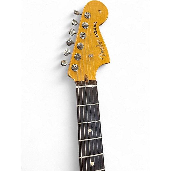 Used Fender American Professional Classic Jaguar Sherwood Green Metallic Solid Body Electric Guitar
