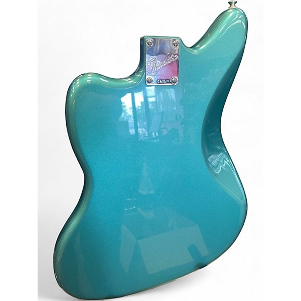 Used Fender American Professional Classic Jaguar Sherwood Green Metallic Solid Body Electric Guitar