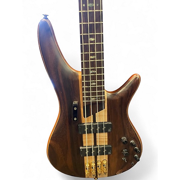 Used Ibanez SR1350B Dual Mocha Burst Flat Electric Bass Guitar