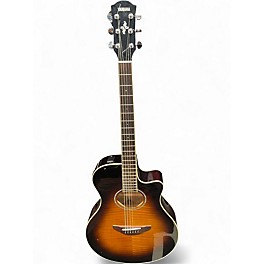 Used Yamaha APX600FM Sunburst Acoustic Electric Guitar