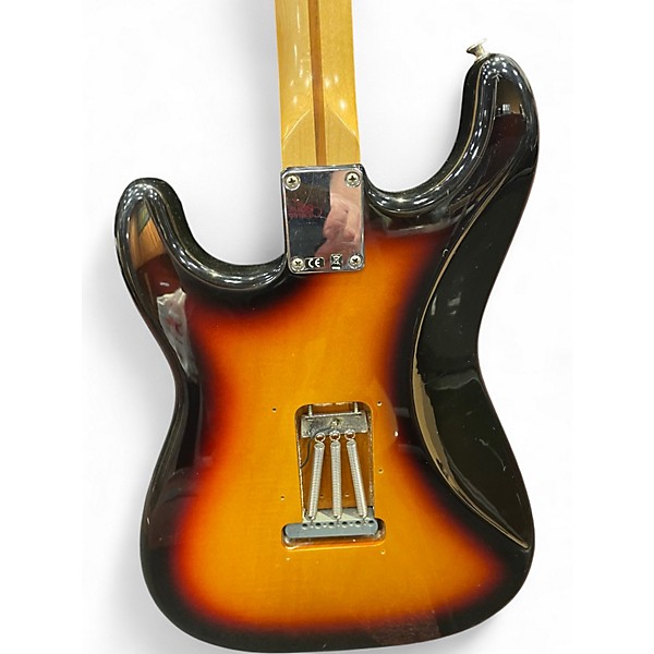 Used 2008 Fender Standard Stratocaster Brown Sunburst Solid Body Electric Guitar