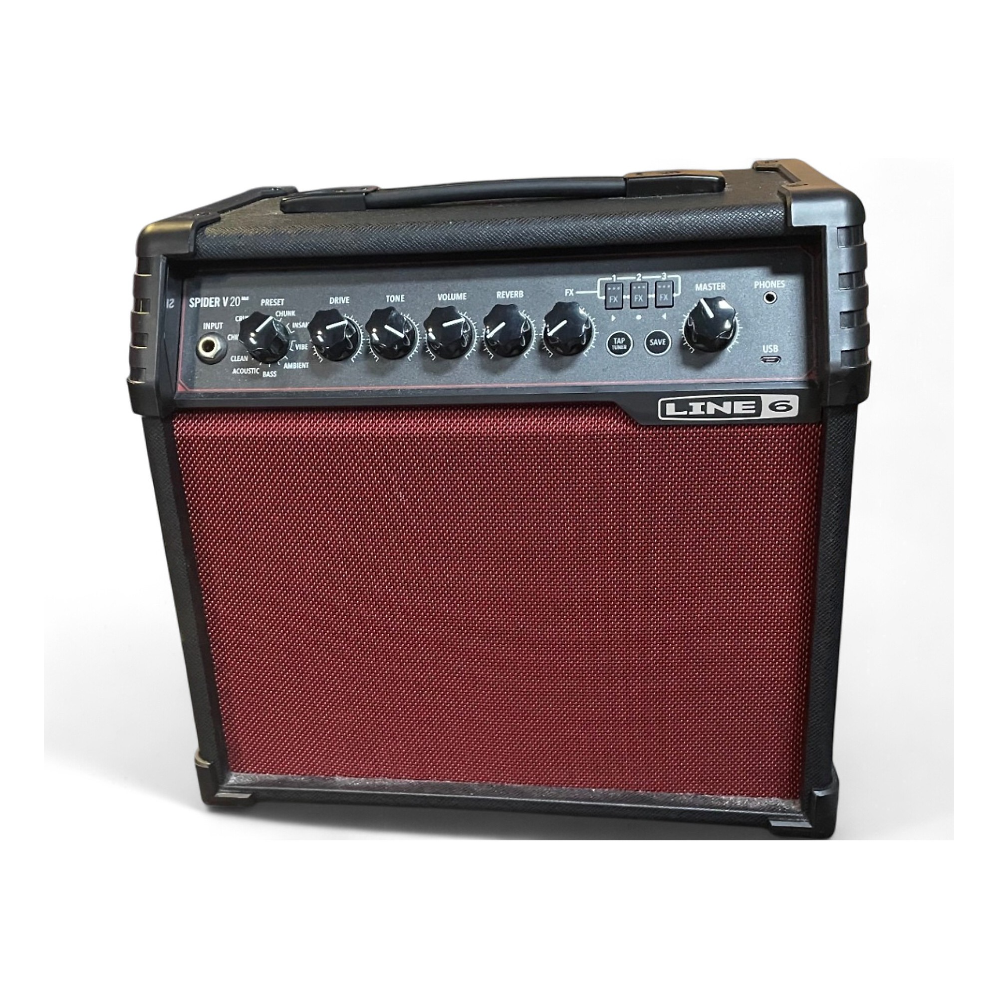 1/f SpiderとIRONBOARD s セット Used Line 6 Spider V 20 MkII 20w 1x8 Guitar Combo Amp | Guitar Center