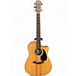 Used Fender CD100CE Natural Acoustic Electric Guitar thumbnail