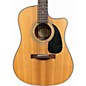Used Fender CD100CE Natural Acoustic Electric Guitar