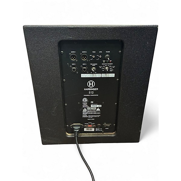 Used Harbinger S12 Powered Subwoofer