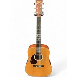 Used Martin DX2E X Series Natural Acoustic Electric Guitar