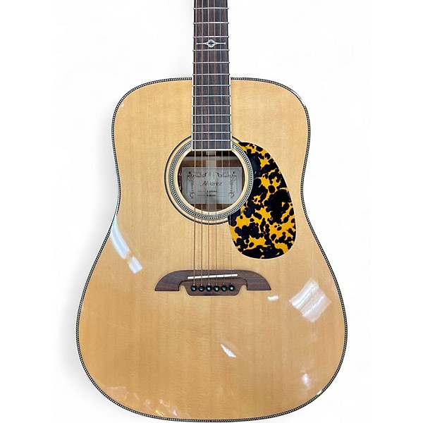 Used Alvarez MD60EBG Natural Acoustic Electric Guitar