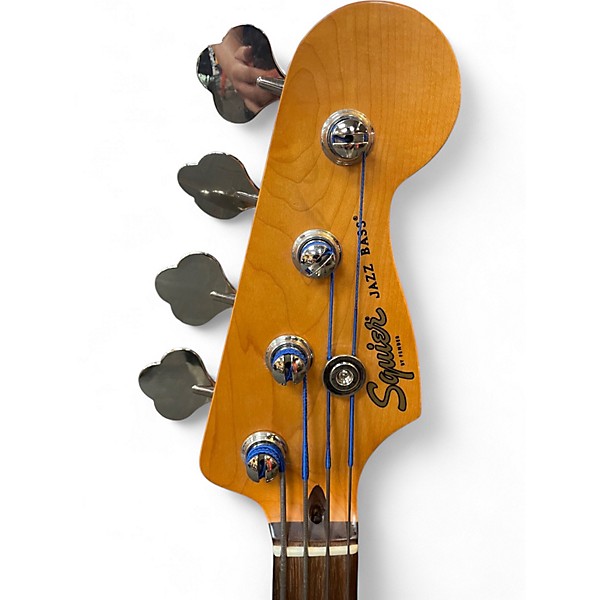 Used Squier Classic Vibe '60s Jazz Bass Fretless 3 Color Sunburst Electric Bass Guitar