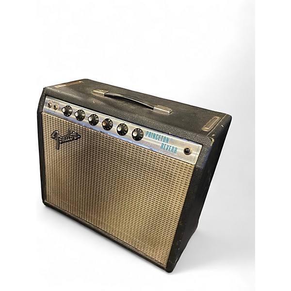 Vintage 1973 Fender Princeton REVERB Tube Guitar Combo Amp