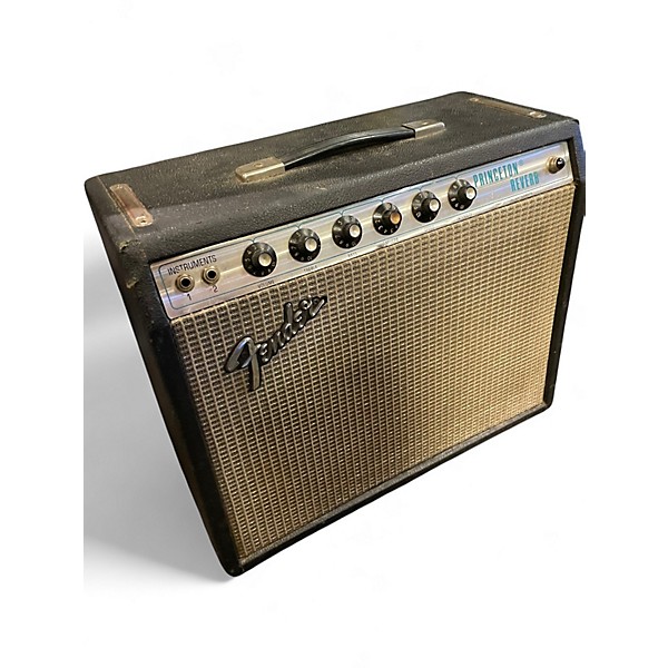 Vintage 1973 Fender Princeton REVERB Tube Guitar Combo Amp