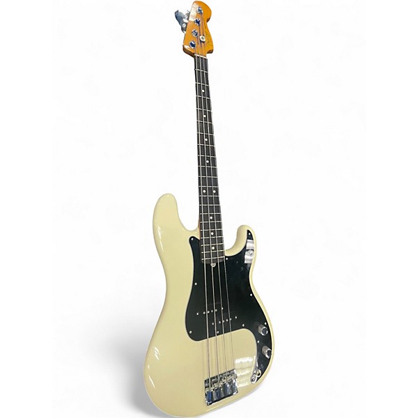 Used Fender American Professional II Precision Bass Olympic White Electric Bass Guitar