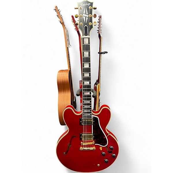 Used 2024 Epiphone Inspired by 1959 ES-355 Satin Cherry Hollow Body Electric Guitar