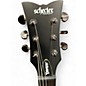 Used Schecter Guitar Research Demon S-II Aged Black Satin Solid Body Electric Guitar