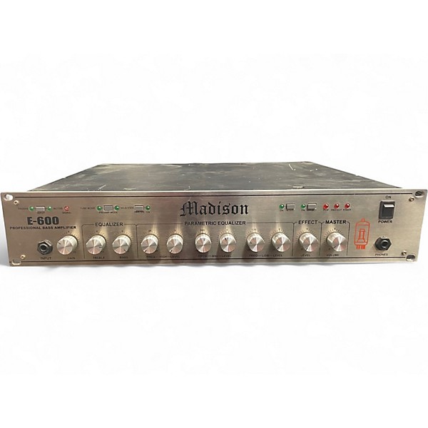 Used Madison E-600 Tube Bass Amp Head