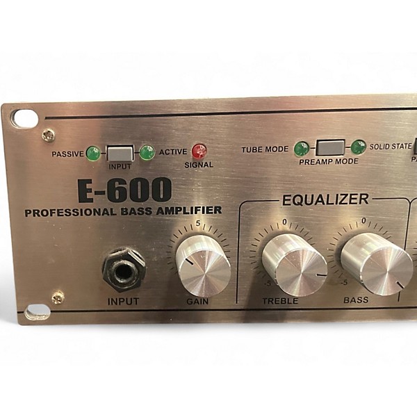 Used Madison E-600 Tube Bass Amp Head