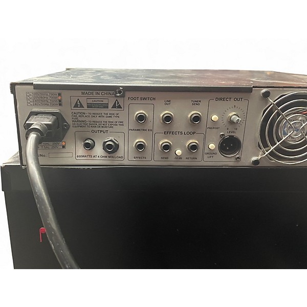 Used Madison E-600 Tube Bass Amp Head