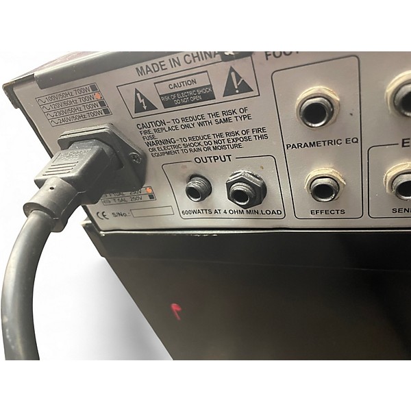 Used Madison E-600 Tube Bass Amp Head