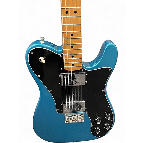 Used 2020 Fender Limited Edition Vintera '70s Telecaster Deluxe Lake Placid Blue Solid Body Electric Guitar