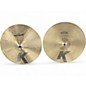Used Zildjian 14in k dark hi hat pair Cymbal thumbnail