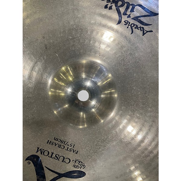 Used Zildjian 15in A Custom Fast Crash Cymbal