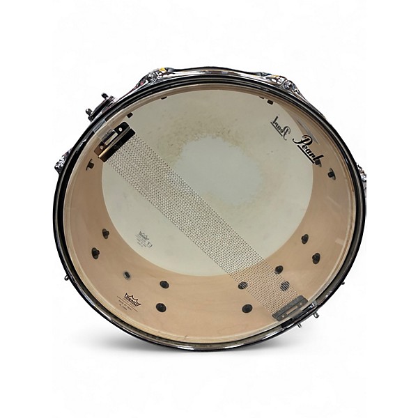 Used Pearl 14in SST LIMITED EDITION SNARE STRATA RED Drum