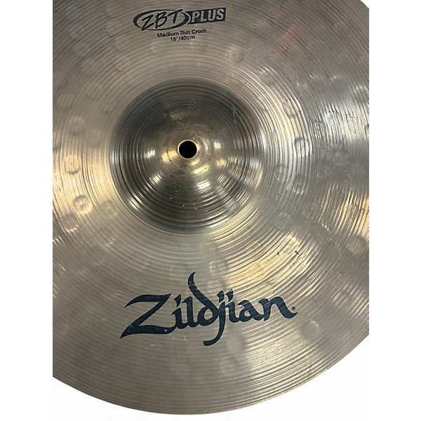 Used Zildjian 16in ZBT PLUS MEDIUM THIN CRASH Cymbal