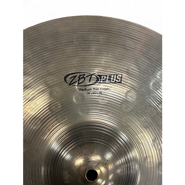 Used Zildjian 16in ZBT PLUS MEDIUM THIN CRASH Cymbal