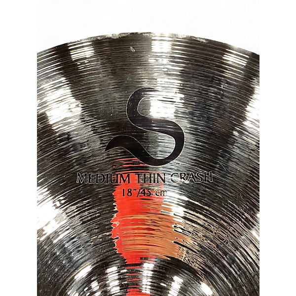 Used Zildjian 18in S Family Medium Thin Crash Cymbal