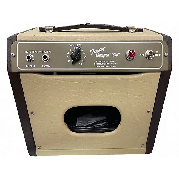 Used Fender Champion 600 5W 1X6 Tube Guitar Combo Amp