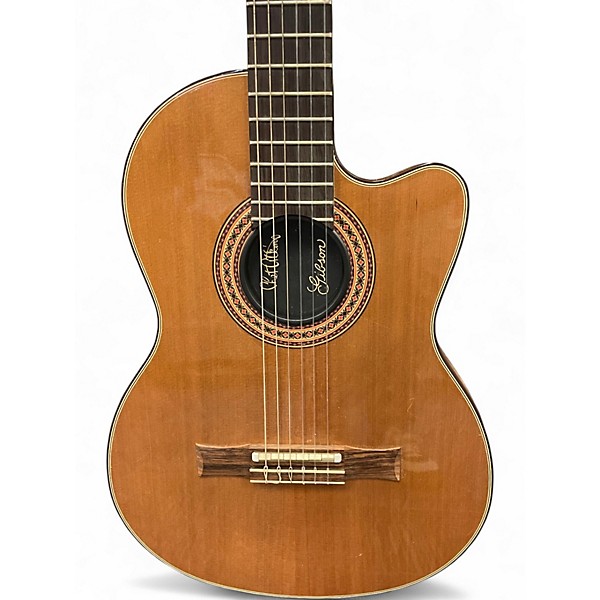 Used Gibson Chet Atkins CE Natural Classical Acoustic Electric Guitar