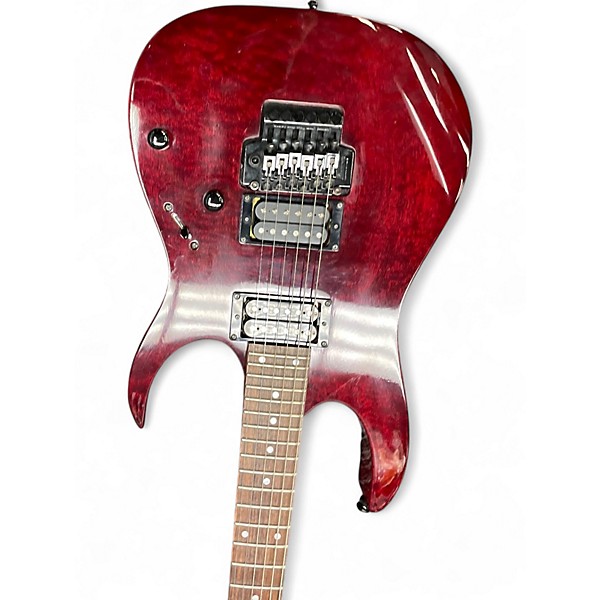 Used Ibanez RG320QS Red Solid Body Electric Guitar