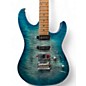 Used Leo Jaymez SOUNDCASTER Blue Burst Solid Body Electric Guitar