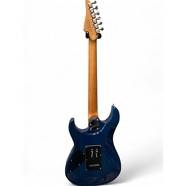Used Leo Jaymez SOUNDCASTER Blue Burst Solid Body Electric Guitar