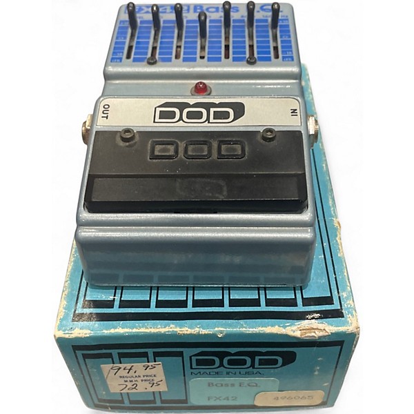 Used DOD FX42 Bass EQ Pedal