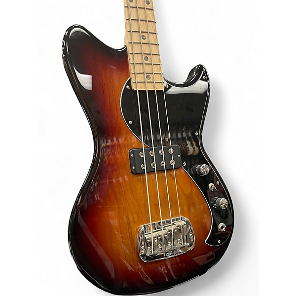 Used G&L Fullerton Deluxe FALLOUT Shortscale 3 Tone Sunburst Electric Bass Guitar