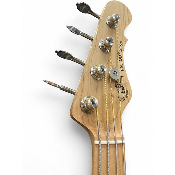Used G&L Fullerton Deluxe FALLOUT Shortscale 3 Tone Sunburst Electric Bass Guitar
