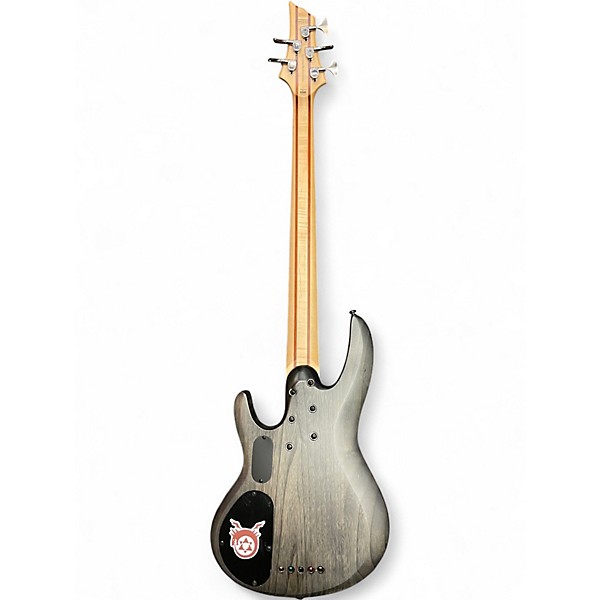 Used ESP LTD B205SM 5 String Trans Black Electric Bass Guitar
