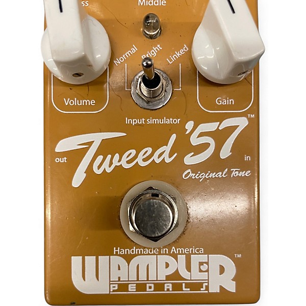 Used Wampler Tweed '57 Vintage Overdrive Effect Pedal