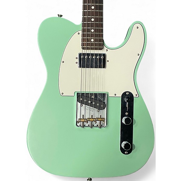Used 2018 Fender American Performer Telecaster Hum Seafoam Green Solid Body Electric Guitar