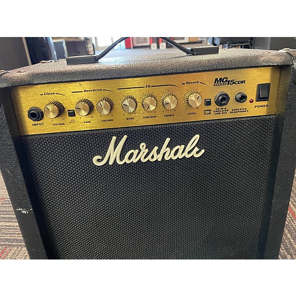 Used Marshall MG15CDR 15W 1X8 Guitar Combo Amp